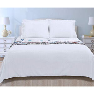 Set of 4 Hotel Luxury Queen Bed Sheet Set 16"Deep Pocket 1800 Thread Count White